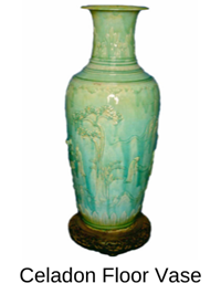 Celadon Floor Vase
