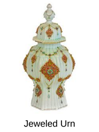 Jeweled Urn