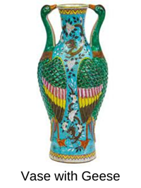 Vase with Geese