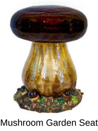 Mushroom Garden Seat