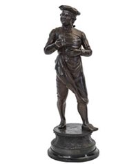small statue of Baker
