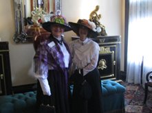 Museum docents in 1890 period attire